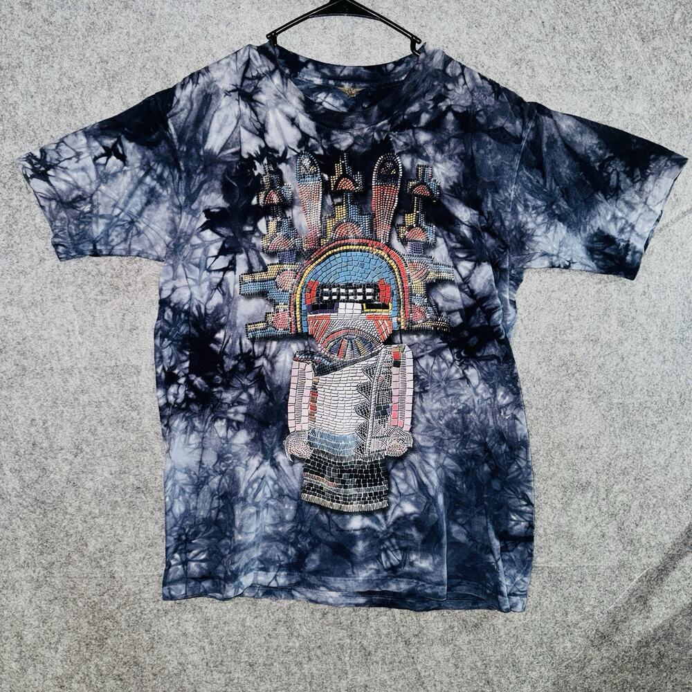 Vintage The Mountain Aztec T-Shirt | 1997 | Size L | Made in USA | 100% Cotton